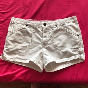 Abercrombie & Fitch White Shorts, Size 8
